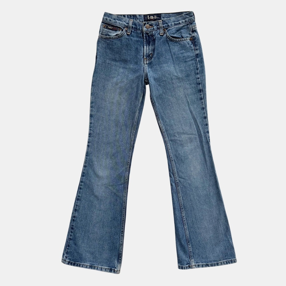lei Jeans Vintage Y2K Bootcut Flare Juniors 5 Women's‎ 28 100% Cotton Retro 90s